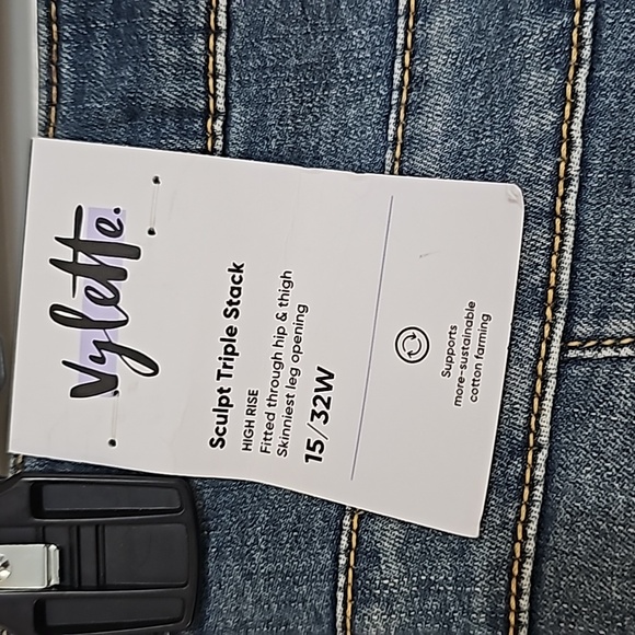 Vylette Sculpt Triple-Stack High Rise Uktimate Push-Up Jeans - Picture 7 of 8